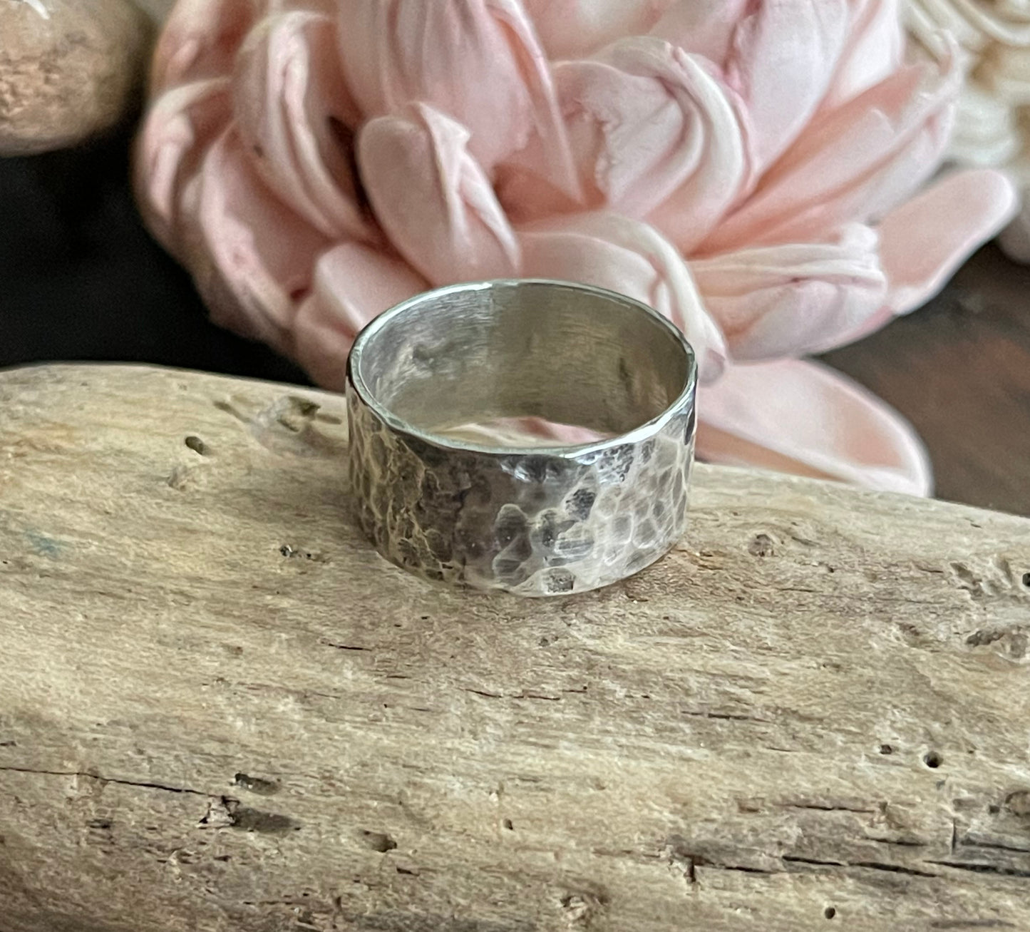 Do You Love a Sterling Silver Hammered Ring?