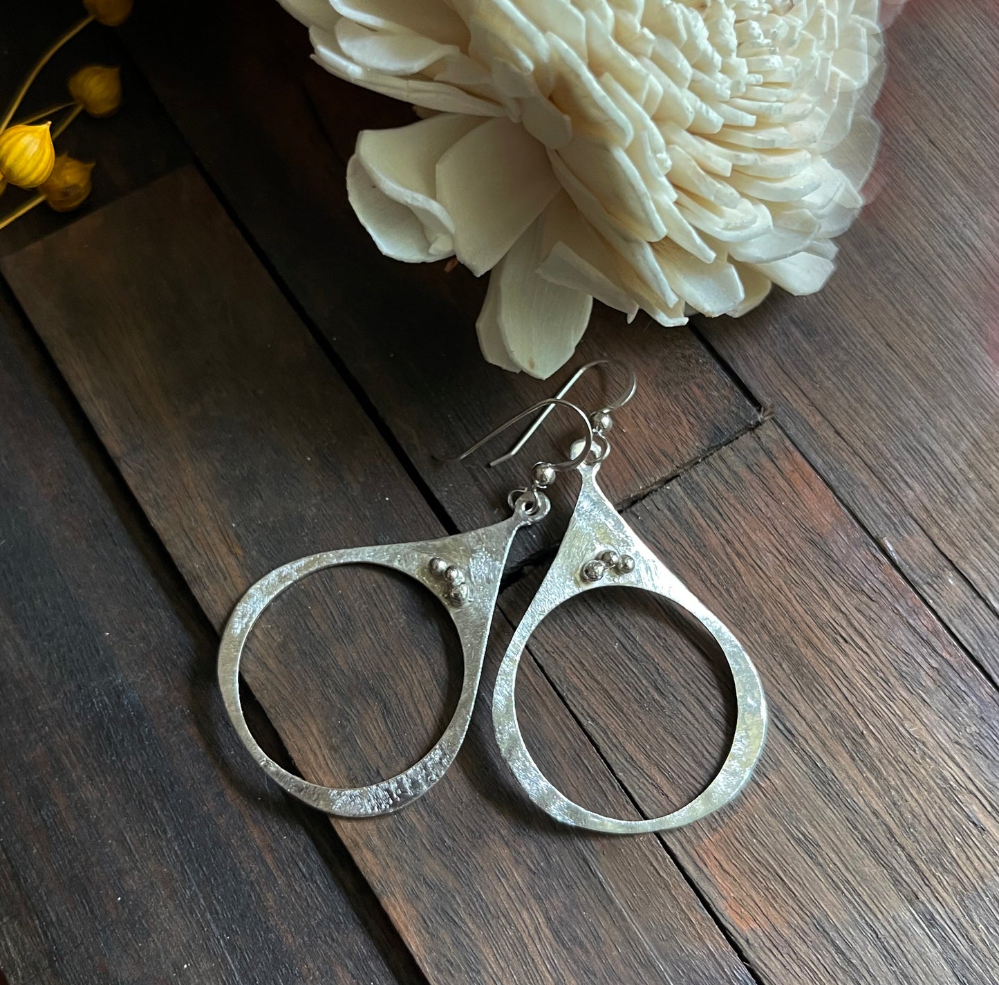 Sterling Silver Teardrop Lightweight Earrings